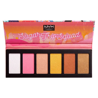 Nyx Sugar Trip Squad Cruelty-Free Shimmering Highlighter Palette 01 SQUADHP