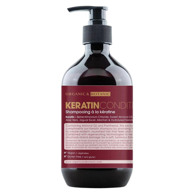 Organic & Botanic Keratin Hair Treatment Conditioner Cleansing and Conditioning All Hair Types