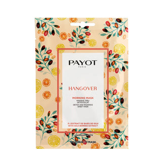 Payot Hangover Detox & Radiance Sheet Mask For Face Morning