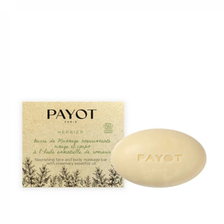 Payot Herbier Nourishing Massage Soap Bar Rosemary Essential Oil For Face & Body
