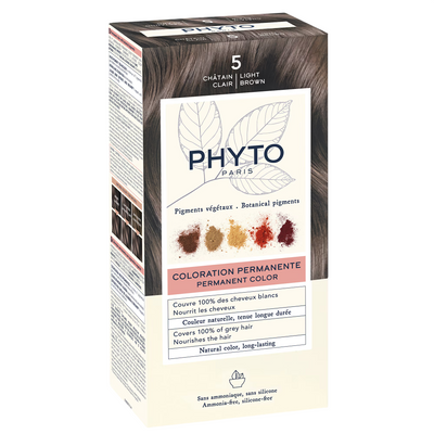 Phyto Color 5 Light Chestnut Permanent Hair Dye