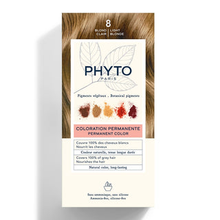 Phyto Color 8 Light Blonde Permanent Hair Dye