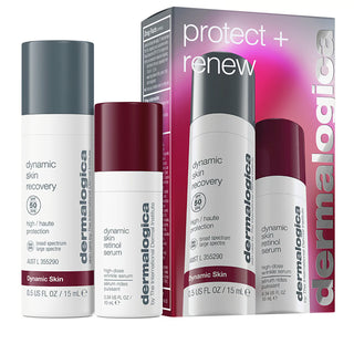 Dermalogica Protect + Renew Set Dermalogica: Dynamic Skin Retinol Anti-Wrinkle Serum For Face + Dynamic Skin Retinol Anti-Wrinkle Serum For Face SPF 50