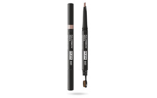 Pupa Full Paraben-Free Definer Double-Ended Eyebrow Cream Pencil & Brush 2-In-1 001 Blonde *Tester