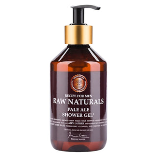 Raw Naturals Pale Ale 100% vegan Refreshing and masculine Cleansing Shower Gel Body and Hair All Skin Types