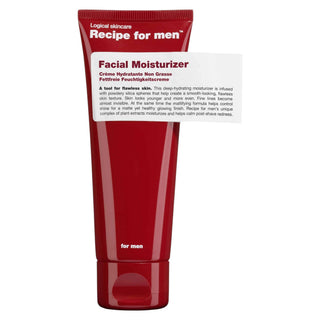 Recipe For Men Facial Moisturizer Deep Hydration Cream For Face