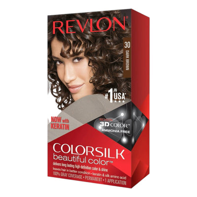 Revlon Colorsilk 30 Dark Brown Permanent Hair Dye