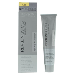 Revlon Revlonissimo Colorsmetique 6.35 Dark Amber Blonde Permanent Hair Dye