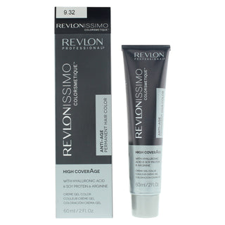Revlon Revlonissimo Colorsmetique Nourishing 9.32 Very Light Golden Pearl Blonde Permanent Hair Dye