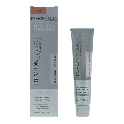 Revlon Revlonissimo Colorsmetique 6.24 Dark Coppery Pearl Blonde Permanent Hair Dye
