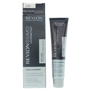 Revlon Revlonissimo Colorsmetique 6.34 Dark Hazel Blonde Permanent Hair Dye