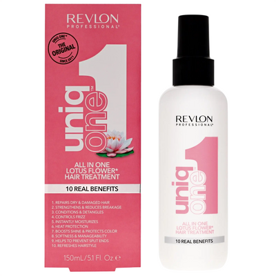 Revlon Uniq One Lotus Flower Hair Leave-In Cream Treatment Repairing