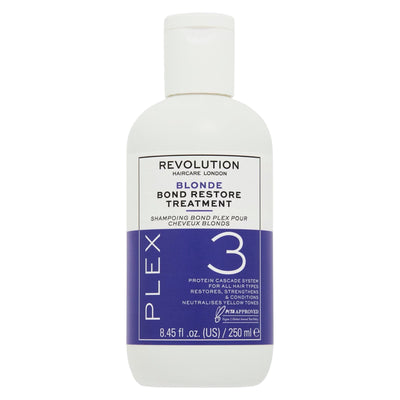 Revolution Haircare Blonde Plex 3 Hair Treatment Shampoo Restores For Damaged Hair