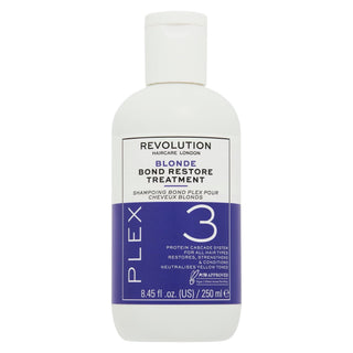 Revolution Haircare Blonde Plex 3 Hair Treatment Shampoo Restores For Damaged Hair