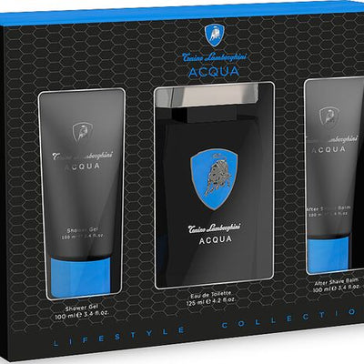 Lamborghini Acqua Set - + Aftershave Balm + Shower Gel | EDT