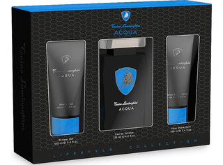 Lamborghini Acqua Set - + Βάλσαμο για μετά το ξύρισμα + Αφρόλουτρο | EDT