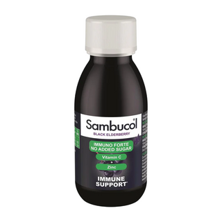 Sambucol Immuno Forte Sugar Free Black Eldeberry Vitamin C & Zinc Support The Immune System Syrup