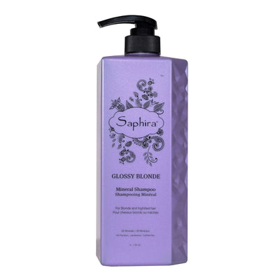 Saphira Glossy Blonde Rich In Minerals Hair Colour Shampoo For Blonde Hair Blonde Hair Colour