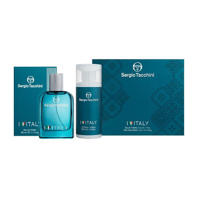 Sergio Tacchini I Love Italy For Men Gift Set EDT 50ml + After Shave Balm 100ml