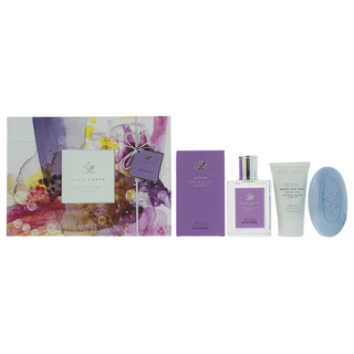 Acca Kappa Set Acca Kappa: Wisteria Eau De Parfum For Women + Wisteria Hydrating Hand Cream Jasmine + Wisteria Scented Soap Bar