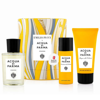 Acqua di Parma Set Acqua di Parma: Blu Mediterraneo Arancia di Capri Eau De Toilette Unisex + Blu Mediterraneo Arancia di Capri Body Lotion All Over The Body + Blu Mediterraneo Arancia di Capri Cleansing Shower Gel For All Skin Types