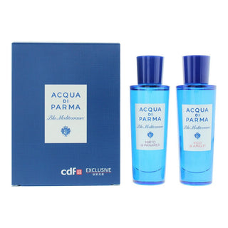 Acqua di Parma Set Acqua di Parma: Blu Mediterraneo - Fico di Amalfi Eau De Toilette Unisex + Blue Mediterraneo - Mirto di Panarea Eau De Toilette Unisex