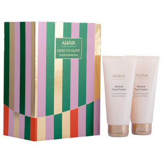 Ahava Dare To Glow Set Ahava: Dead Sea Water Hydration Hand Cream + Mineral Nourishing Foot Cream