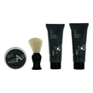 Aubusson Set Aubusson: Cruiser Eliminates Impurities Cleansing Cream + Cruiser Calming After-Shave Balm + Cruiser Shaving Soap + Cruiser Wooden Face Shaving Brush Black