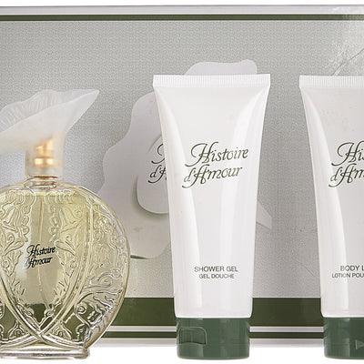 Aubusson Set Aubusson: Histoire D'amour Eau De Toilette For Women + Histoire D'amour Shower Gel For All Skin Types + Histoire D'amour Moisturising Body Lotion