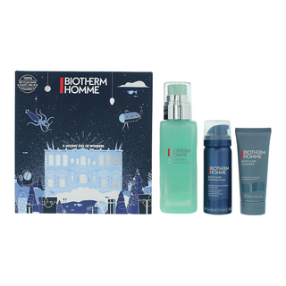 Biotherm Set Biotherm: Aquapower Hydrating Gel For Face + Homme Eliminates Impurities Cleansing Gel For Face + Homme Shaving Foam