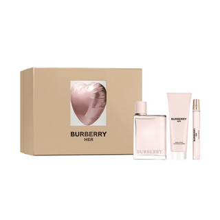 Burberry Set Burberry: Her Eau De Parfum For Women + Her Eau De Parfum For Women + Her Moisturizing Body Lotion