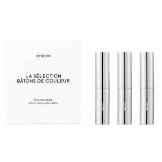 Byredo Set Byredo: Colour Stick Multifunctional Eyeshadow Stick Dravite + Colour Stick Multifunctional Eyeshadow Stick Vienna + Colour Stick Multifunctional Eyeshadow Stick 580 Ultramagnetic + Byredo GWP Textile Pouch