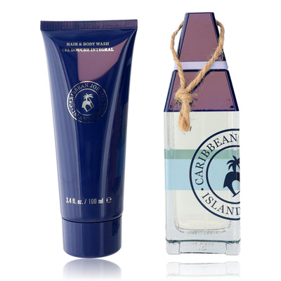 Caribbean Joe Set Caribbean Joe: Island Supply Azure Sails Eau De Toilette For Men + Island Supply Azure Sails Shower Gel & Shampoo 2-In-1