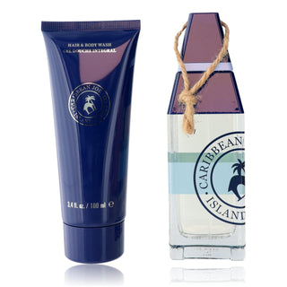 Caribbean Joe Set Caribbean Joe: Island Supply Azure Sails Eau De Toilette For Men + Island Supply Azure Sails Shower Gel & Shampoo 2-In-1