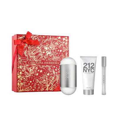 Carolina Herrera Set Carolina Herrera: 212 Eau De Toilette For Women + 212 Eau De Toilette For Women + 212 Moisturising Body Lotion