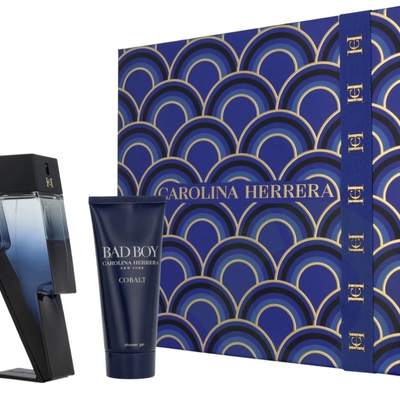 Carolina Herrera Set Carolina Herrera: Bad Boy Cobalt Elixir Eau De Parfum For Men + Bad Boy Cobalt Refreshing Shower Gel For All Skin Types