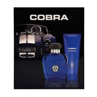 Carroll Shelby Set Carroll Shelby: Blue Cobra Eau De Toilette For Men + Blue Cobra Shower Gel & Shampoo 2-In-1
