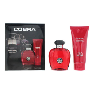 Carroll Shelby Set Carroll Shelby: Red Cobra Shower Gel & Shampoo 2-In-1 + Red Cobra Eau De Toilette For Men