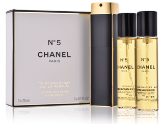 Chanel Set Chanel: Chanel N°5 Eau De Parfum For Women Refillable + Set Duo Chanel N°5 Eau De Parfum For Women Refill