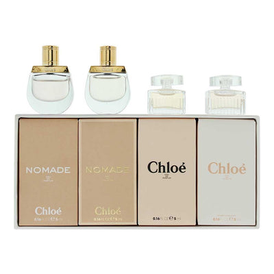 Chloe Set Chloe: Signature Eau De Toilette For Women *Miniature + Nomade Eau De Toilette For Women *Miniature + Nomade Nuit D'Egypte Eau De Toilette For Women *Miniature + Lumineuse Eau De Toilette For Women *Miniature