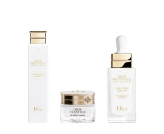 Christian Dior Set Prestige Light-In-White Illuminating Serum Cream Peeling Lotion