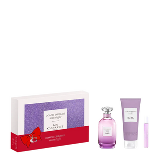 Coach Set Coach: Dreams Moonlight Eau De Parfum For Women + Dreams Moonlight Eau De Toilette For Women + Dreams Moonlight Moisturizing Body Lotion