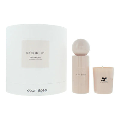 Courreges Set Courreges: La Fille De L'air Eau De Parfum For Women + La Fille De L'air Scented Candle