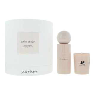 Courreges Set Courreges: La Fille De L'air Eau De Parfum For Women + La Fille De L'air Scented Candle