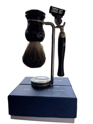 Crabtree & Evelyn Set Shaving Razor with Face Shaving Brush
