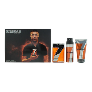 Cristiano Ronaldo Set Cristiano Ronaldo: CR7 Fearless Eau De Toilette For Men + CR7 Fearless Scented Spray For Men + CR7 Fearless Shower Gel For All Skin Types