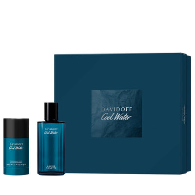 Davidoff Set Davidoff: Cool Water Eau De Toilette For Men + Cool Water 24h Protection Deodorant Stick For Men
