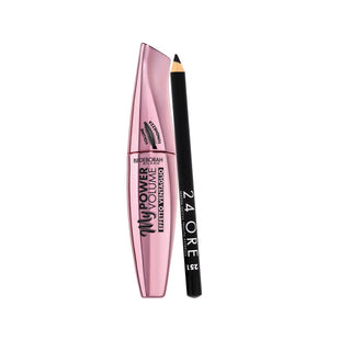 Deborah Set Deborah: 24H Extra Gel Pencil Eyeliner Black + My Power Waterproof Volumizing Mascara Black
