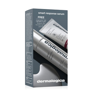 Dermalogica Set Dermalogica: Smart Response Paraben-Free Smoothes/Firms & Hydrates Day Serum For Face + Dynamic Skin Hydrating Cream For Face SPF 50 + Gua Sha Lifting Face Massage Stone