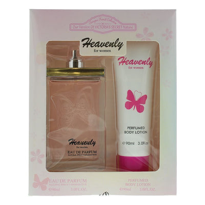 Designer French Set Designer French: Heavenly Eau De Parfum For Women + Heavenly Hydrates Body Lotion